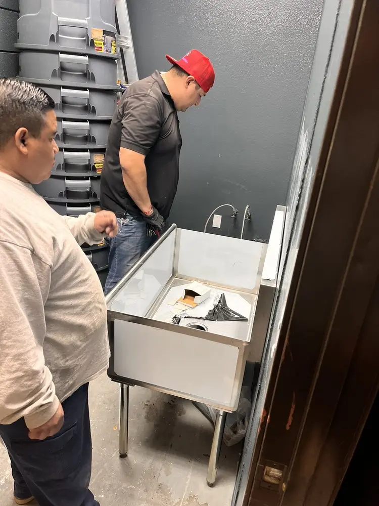 Commercial plumbing and sink installation in Wrangle Hill